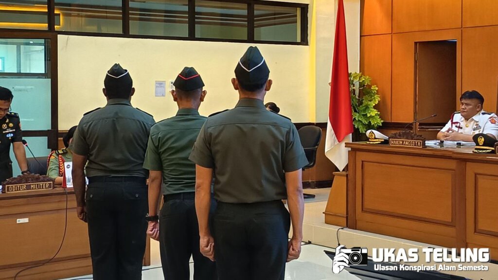 3 TNI Pembunuh Kepala Cabang Bank Dituntut 12 Tahun
